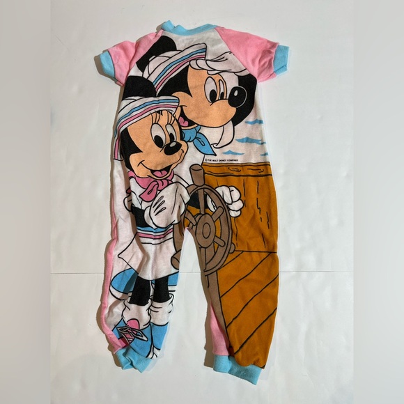 Disney Other - Vintage Disney One Piece Girl’s Mickey Minnie Mouse Sailors